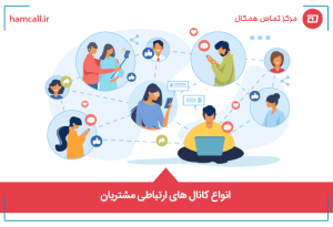 انواع کانال های ارتباطی مشتریان