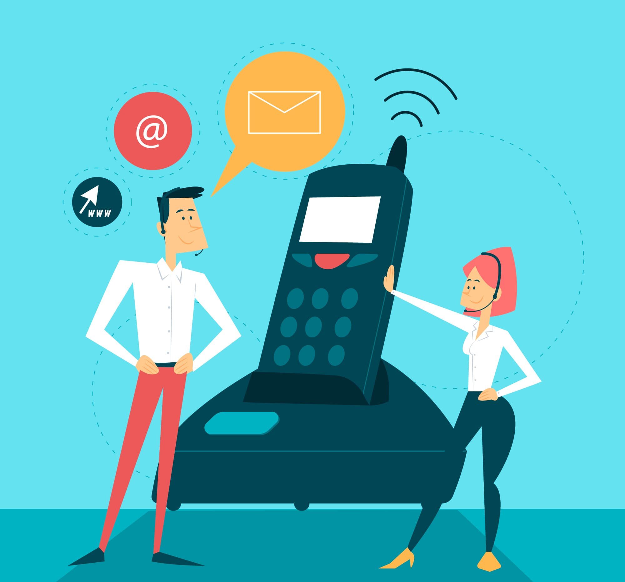 چه چیزی یک تماس تلفنی تبلیغاتی را در ذهن مشتری ماندگار میکند